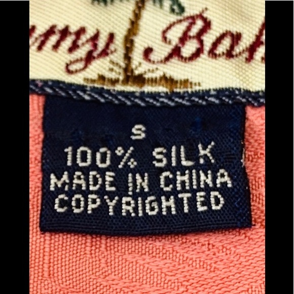 Tommy Bahama Men’s Small Hawaiian Shirt Pink - Picture 6 of 10